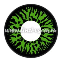 Карнавальные линзы Lensmam Green Goblin Фото 3